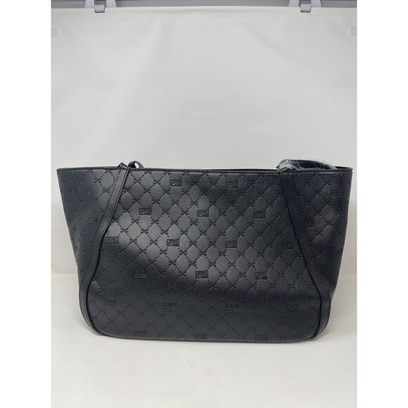 NEW Cavalli Class Sandra Shopper Tote Bag Black Onyx Logo Medium NWT $118 MSRP - Picture 7 of 13